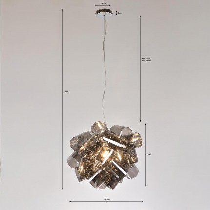Pendant Lamp Tubes 47cm Kare Design