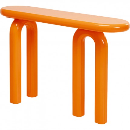 Console Eliano 120x35cm oranje Kare Design