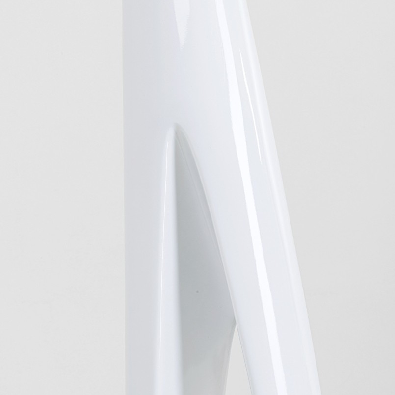 Vloerlamp Flow Flame 132cm wit Kare Design