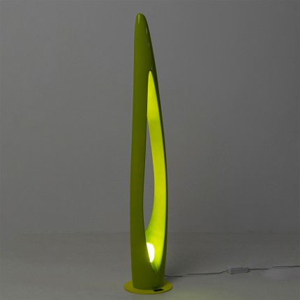 Floor Lamp Flow Flame 132cm green Kare Design