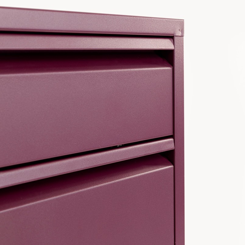 Schoenenkast Caruso paars 3+1 laden Kare Design