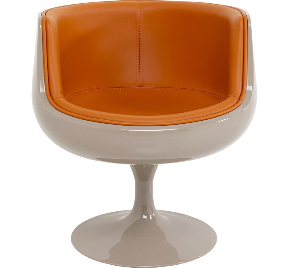 Draaifauteuil Club oranje Kare Design