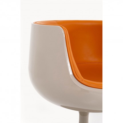 Draaifauteuil Club oranje Kare Design