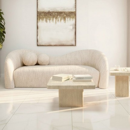 Salontafel Travertino 80x80cm Kare Design