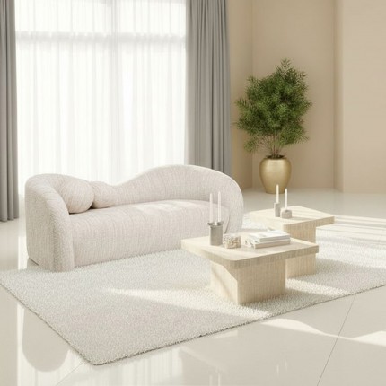 Salontafel Travertino 80x80cm Kare Design