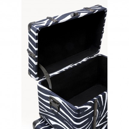 Koffer Wild Animal zebra (3/Set) Kare Design