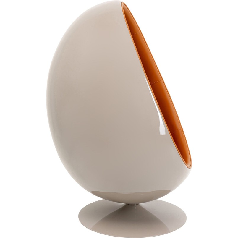 Fauteuil pivotant Eye Ball orange