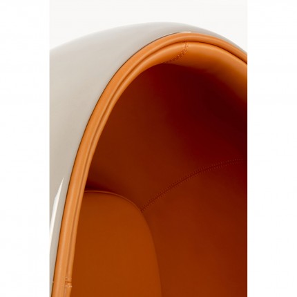Draaifauteuil Eye Ball oranje Kare Design