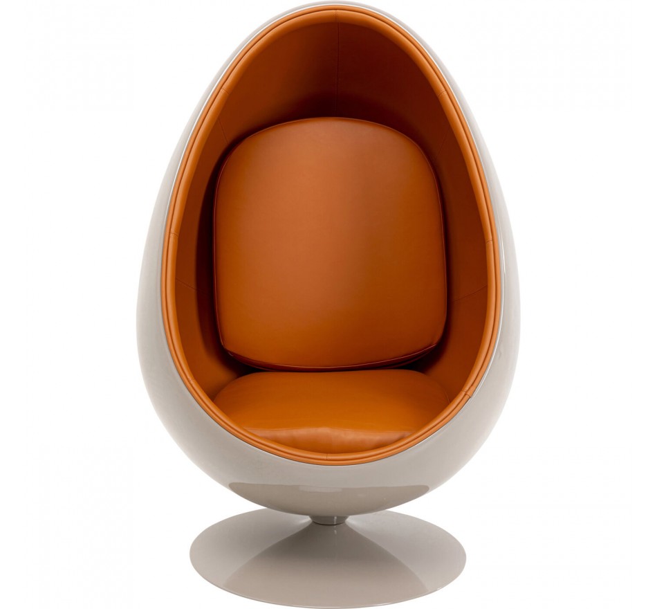 Draaifauteuil Eye Ball oranje Kare Design