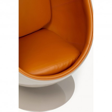 Swivel Armchair Eye Ball orange Kare design
