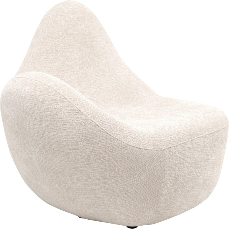 Fauteuil Glow Wave crème 116cm