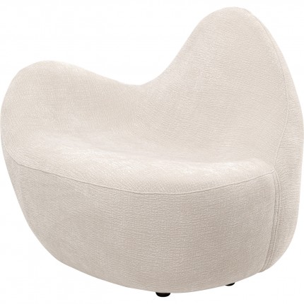 Fauteuil Glow Wave creme Kare Design