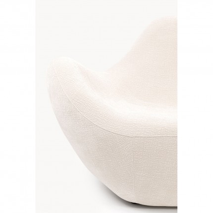 Fauteuil Glow Wave creme Kare Design