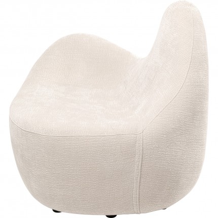 Fauteuil Glow Wave creme Kare Design