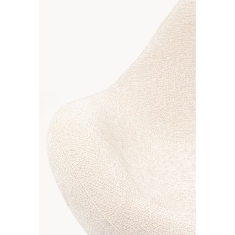 Armchair Glow Wave XL cream Kare Design