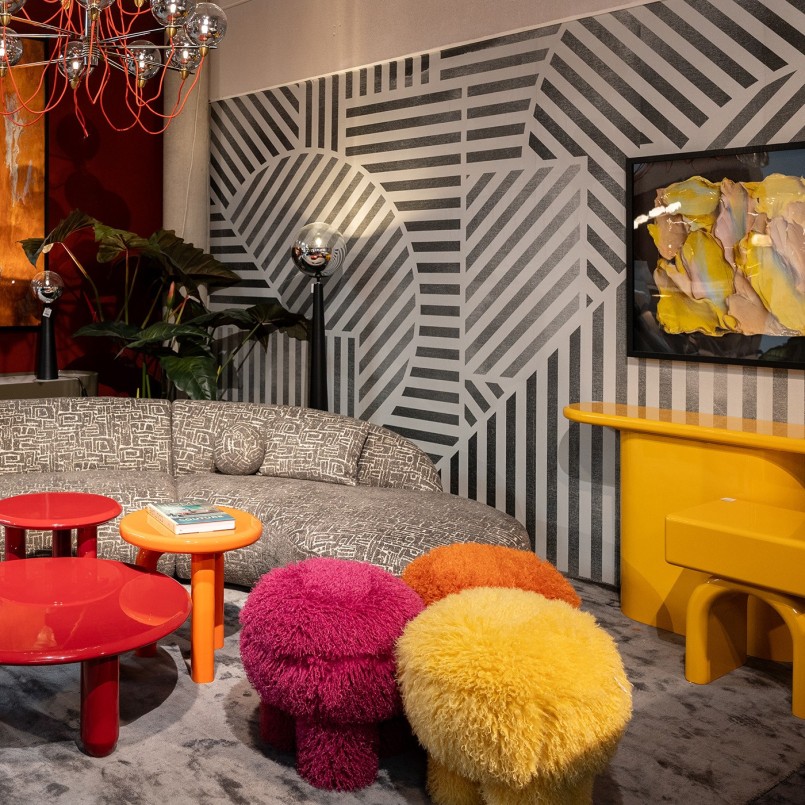 Console Eliano 120x35cm yellow Kare Design