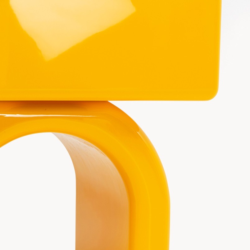 Nightstand Eliano 1 drawer yellow Kare Design