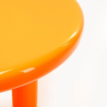 Bijzettafel Eliano Ø50cm oranje Kare Design