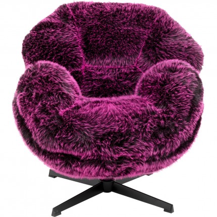 Draaifauteuil Cutie paars Kare Design