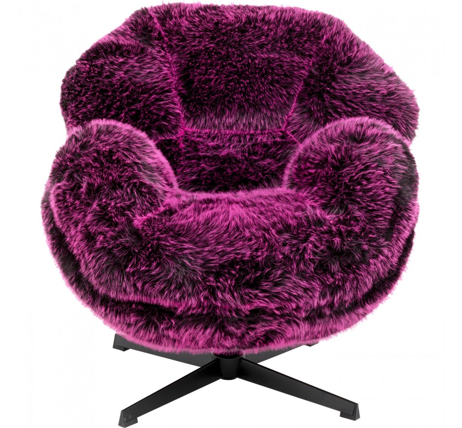 Swivel Armchair Cutie purple Kare Design