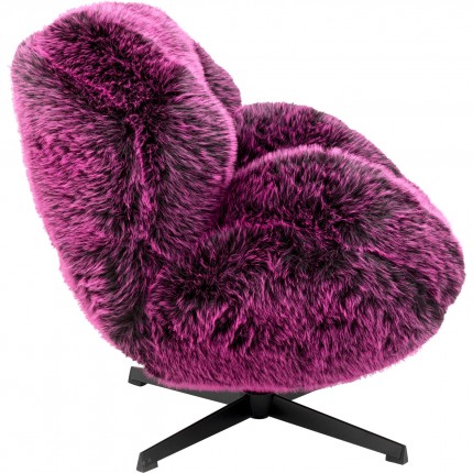 Draaifauteuil Cutie paars Kare Design