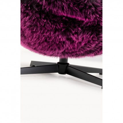 Draaifauteuil Cutie paars Kare Design