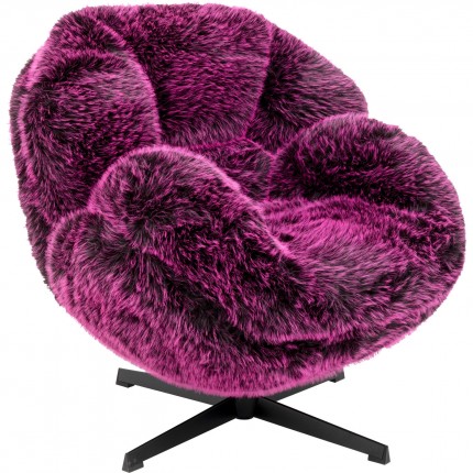 Swivel Armchair Cutie purple Kare Design