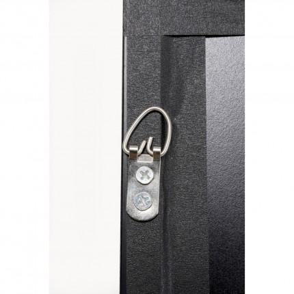 Schilderij paars gezicht 90x90cm Kare Design