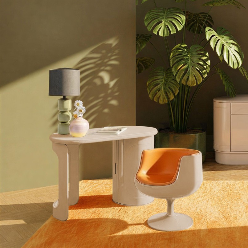 Taffellamp Eliano 53cm khaki Kare Design