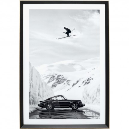 Framed Picture ski 86x126cm Kare Design