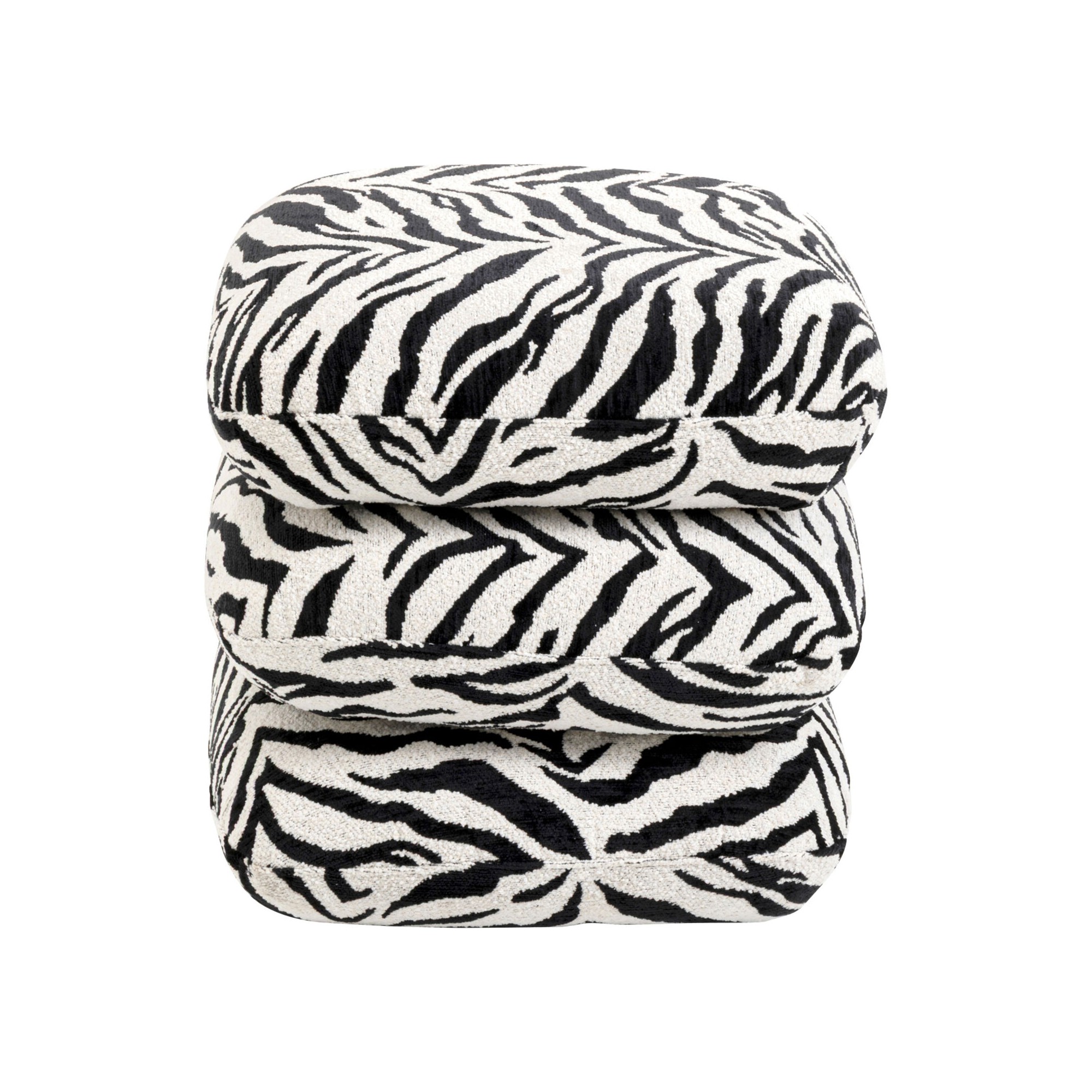 Tabouret Pepino Tigre noir 45x45cm