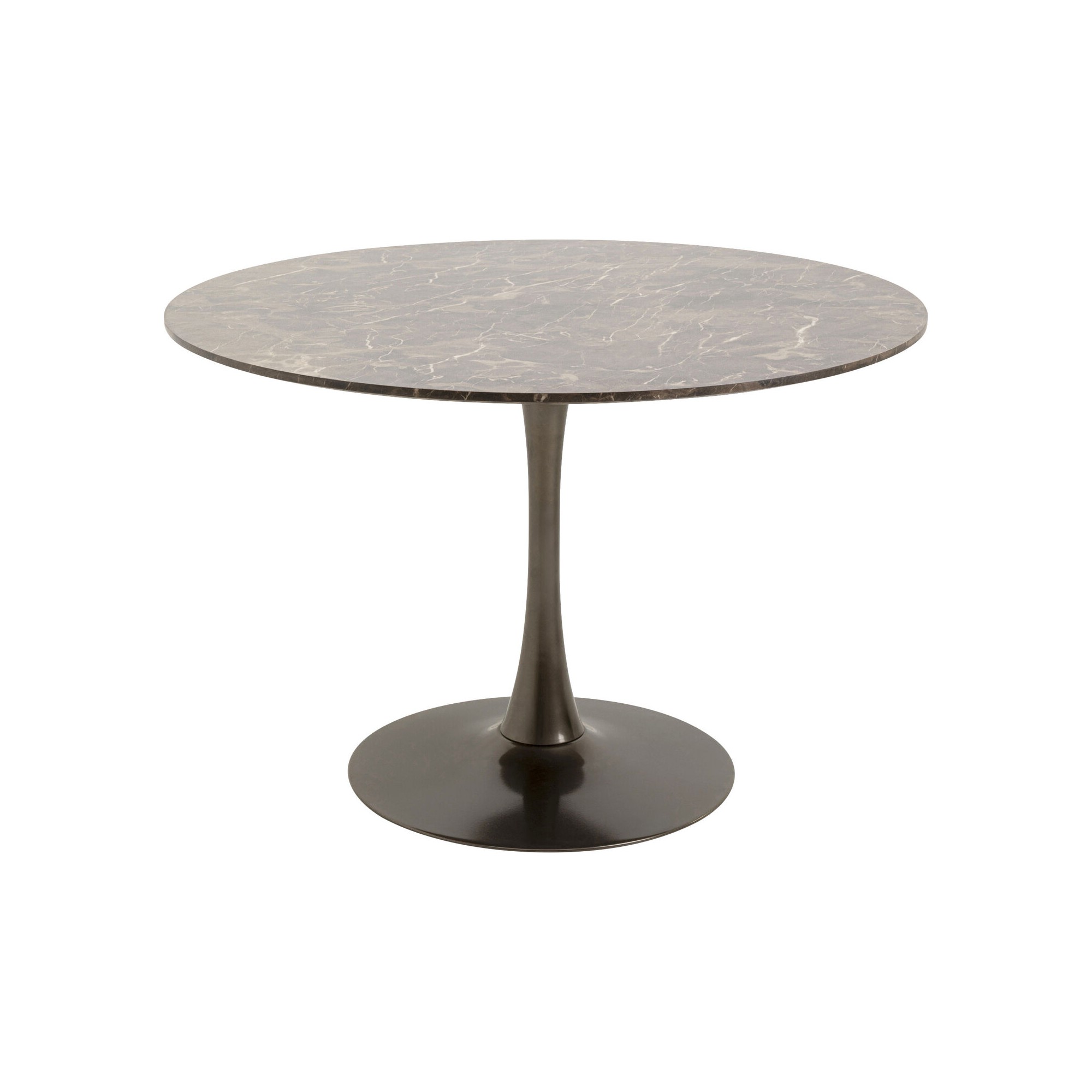 Table  High Society gris Ø110cm