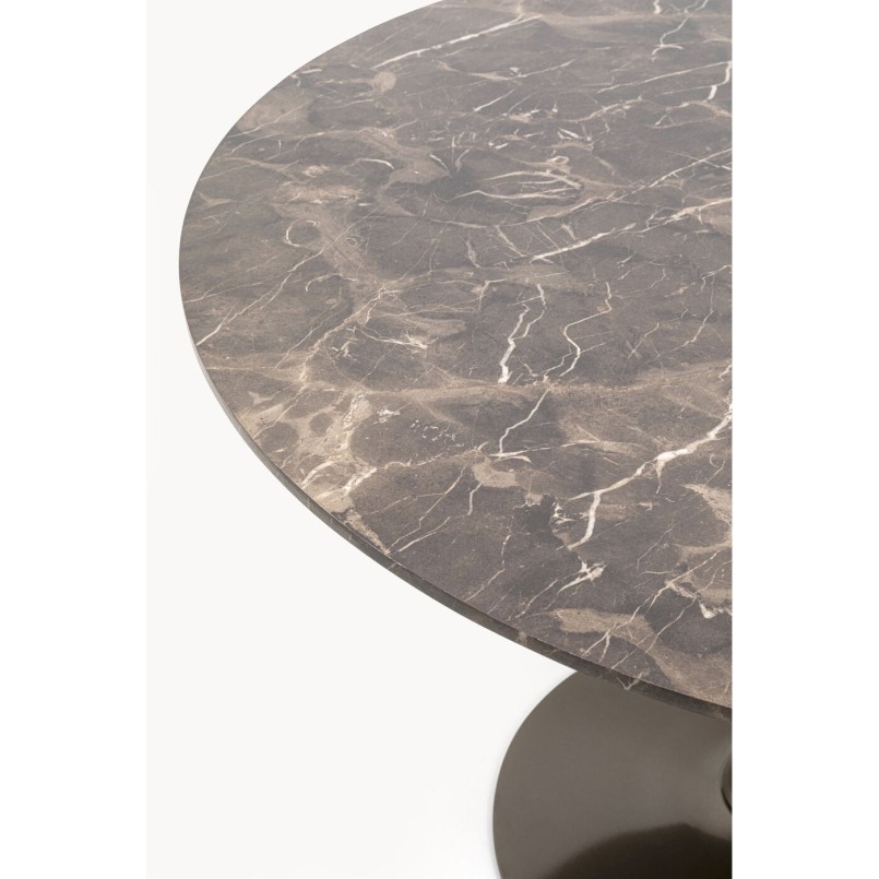 Table  High Society gris Ø110cm