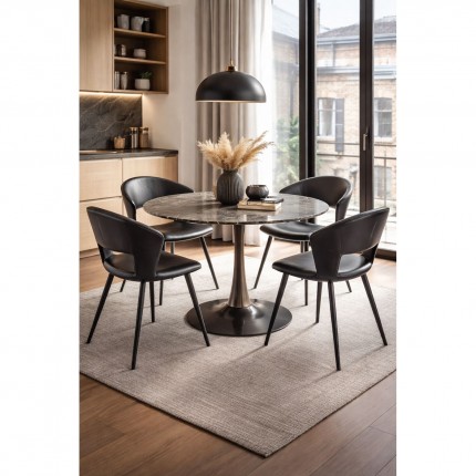 Eettafel High Society Ø110cm grijs Kare Design