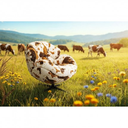 Draaifauteuil Cutie koe Kare Design