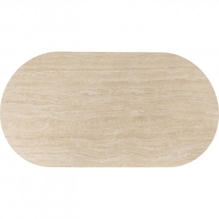 Eettafel Alma Travertino 180x90cm Kare Design