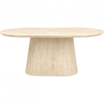 Eettafel Alma Travertino 180x90cm Kare Design