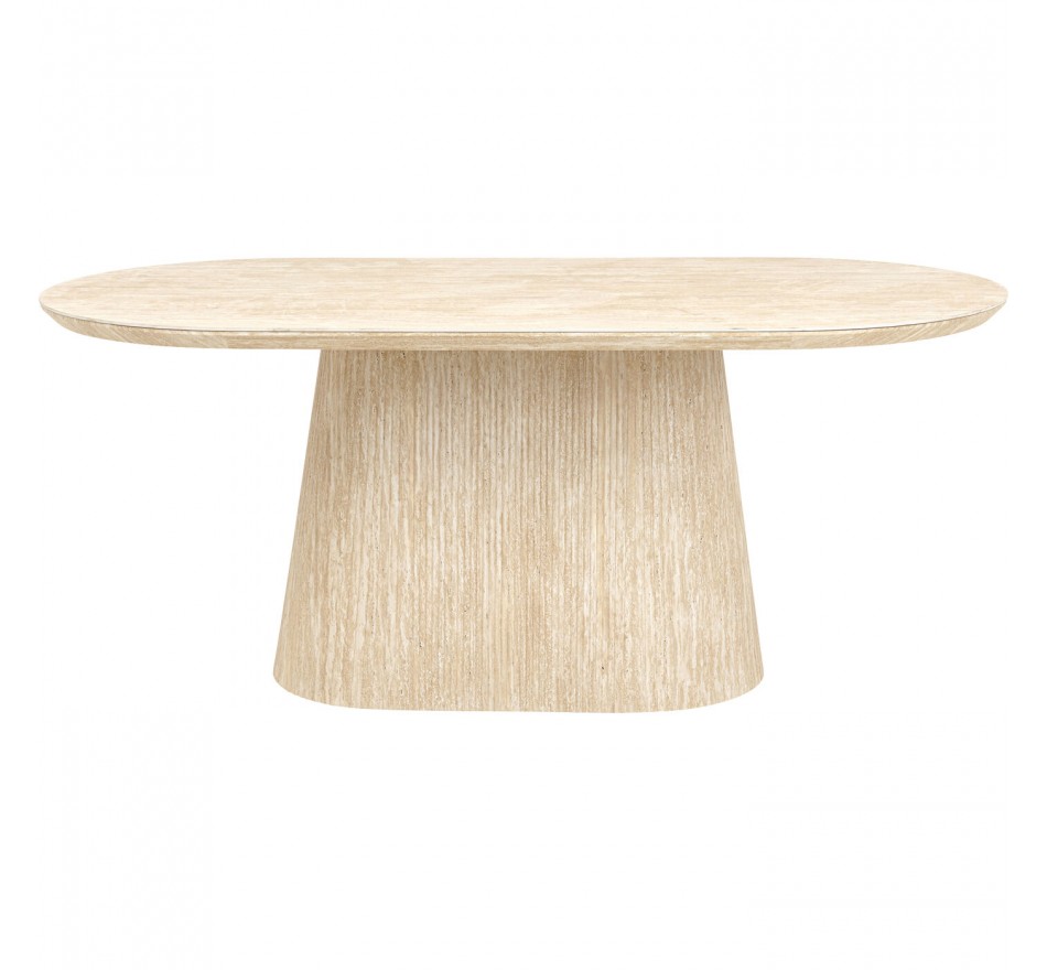 Eettafel Alma Travertino 180x90cm Kare Design