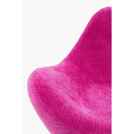 Fauteuil Glow Wave paars Kare Design