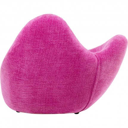 Fauteuil Glow Wave paars Kare Design