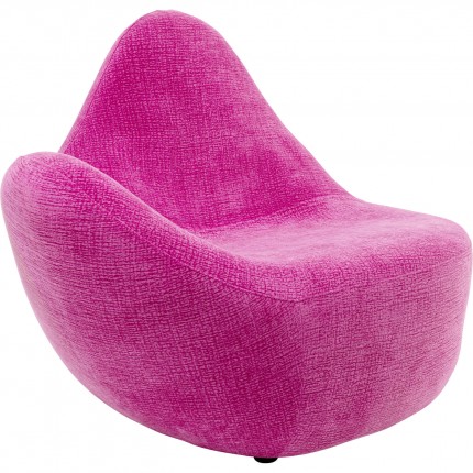 Armchair Glow Wave purple Kare Design