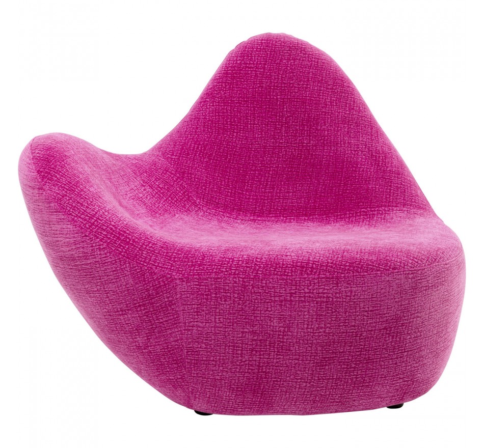 Fauteuil Glow Wave paars Kare Design