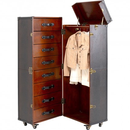 Kofferkast Globetrotter croco Kare Design