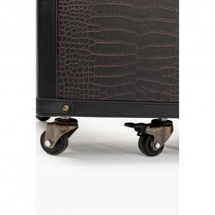Kofferkast Globetrotter croco Kare Design