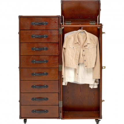 Wardrobe Trunk Globetrotter croco Kare Design