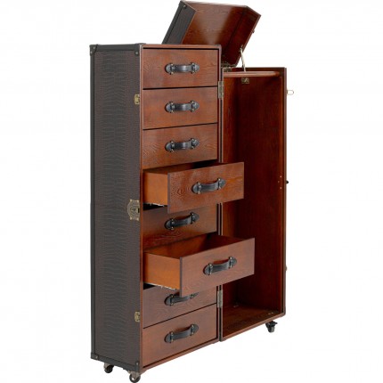 Kofferkast Globetrotter croco Kare Design