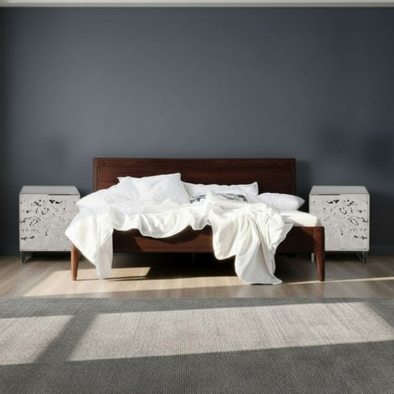Eigentijds donkerhouten bed - Brooklyn Walnut - Kare Design
