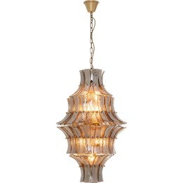 Hanglamp Venezia Double gerookt Ø53cm Kare Design