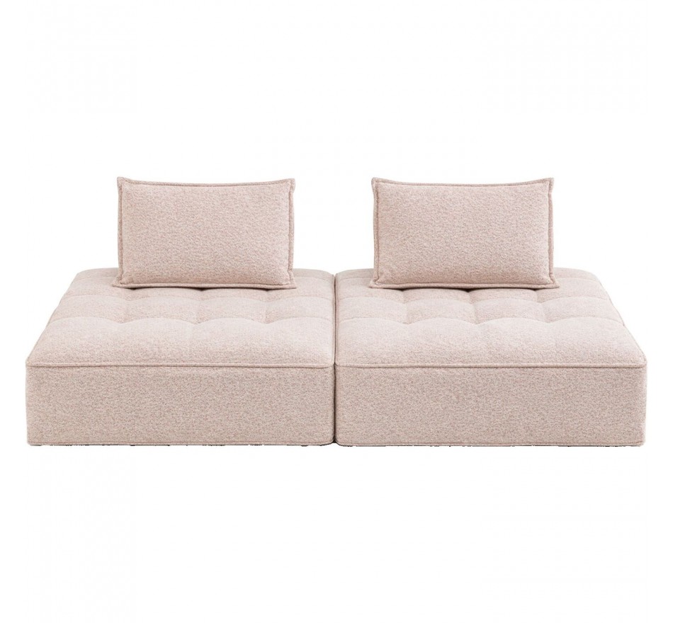 Tuinsofa Portofino 2-Zits roze Kare Design