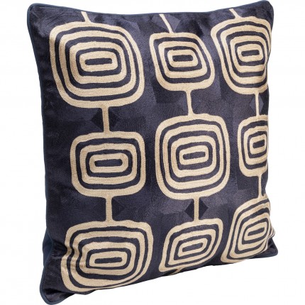 Cushion Catena Square blue and beige Kare Design